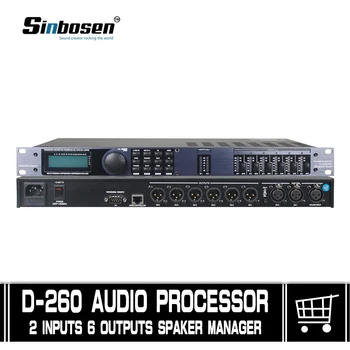 

professional audio processor loudspeaker Management System 2 in 6 out digital processor DSP260 original ic and logo
