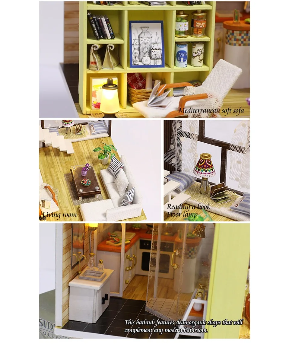 Contracted City DIY 3D Wooden Loft Kit