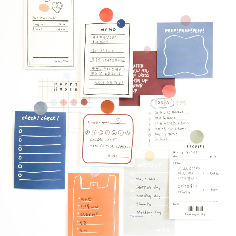 

Creative Cute Mini Memo Pad N Times Sticky Notes Bookmark Post-it Label School Office Supply