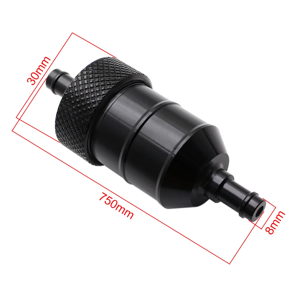 Nuoxintr Gas Fuel Oil Filters Fuel filter Motorcycle Accessories For ATV Dirt Pit Bike Automobile Motor Filtro 8mm CNC Universal