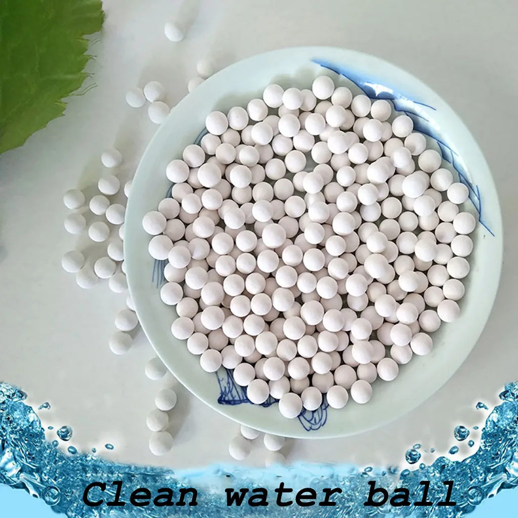 Белый шар для очистки воды керамический шар фильтр камень 4-5 мм очистка воды керамический шар удобный для семьи