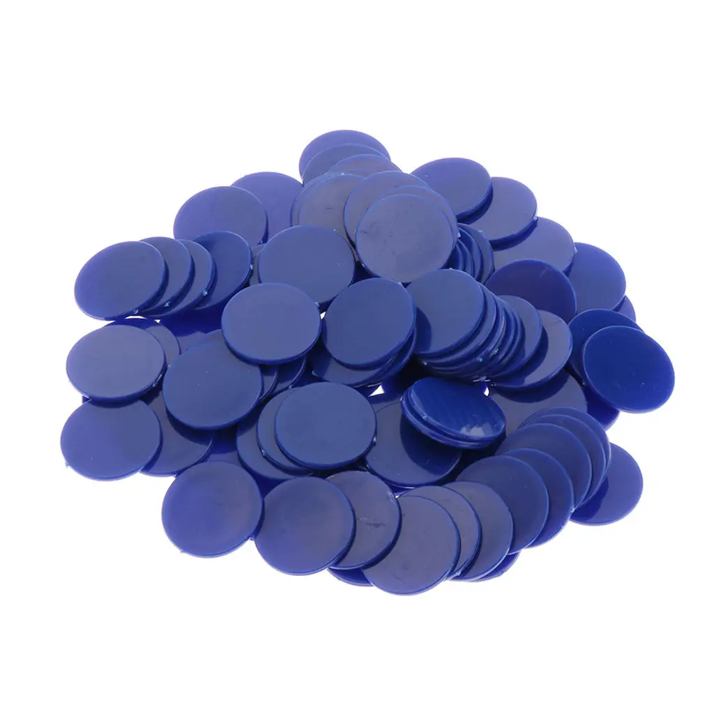 Barreled Plastic Coin Bingo Poker Chips Casino Chip Money 100 Barrels 25MM Plane Boundless Board Game Toys poker chips plastic game coins