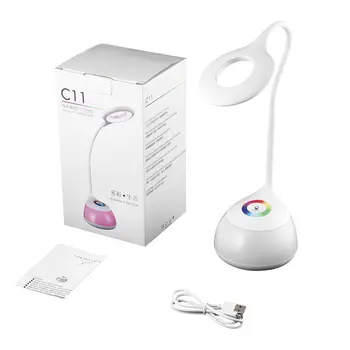 

5000-5500K 16 Pcs LED Eye-protection Long Lifespan Flexible Adjustable Hose Fast Touch Sensor Living Color Light LED Lamp