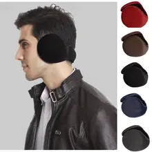 Мужчины Твердые зимние наушники обернуть ухо теплые взрослые покрытие повседневные уши