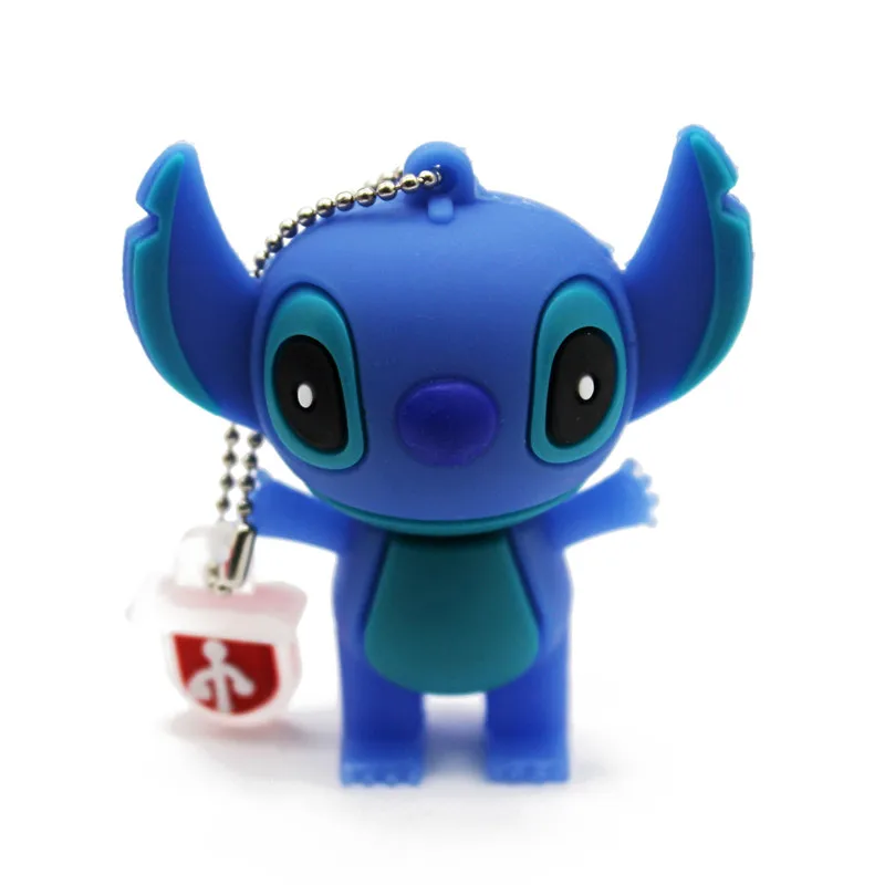 JASTER USB флеш-накопитель с мультипликационным принтом Ститч, розовый USB 2,0, Синий внешний накопитель, 4 ГБ, 8 ГБ, 16 ГБ, 32 ГБ, 64 ГБ, USB флешка, u-диск, креативные подарки - Цвет: T8