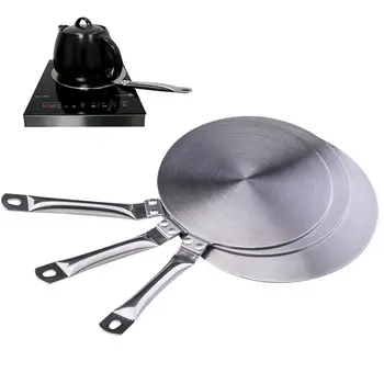 

Kitchen Induction Cooker Heat Conduction Plate Stainless Steel Induction Cooker Heat Transfer Board Adapter Kitchen Stove Tool