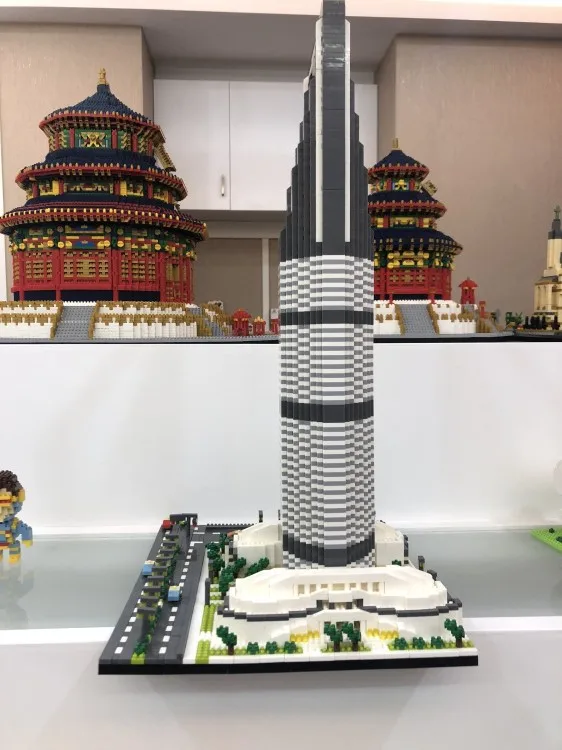 

Kingdom Building Architecture Series Model Micro-Drilling Small Particles Building Blocks Splicing Toys Children'S Educational G