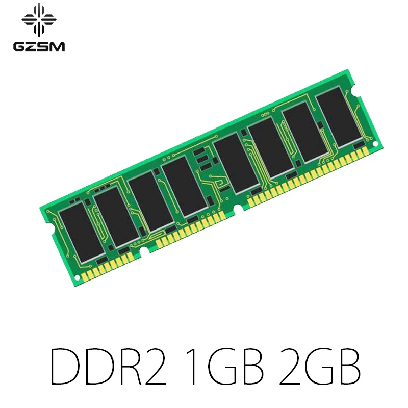 

GZSM Desktop Memory DDR2 1GB 2GB for PC2 4200 5300 6400 8500 Memory Cards 533MHZ 667MHZ 800MHZ 1066MHZ Memory RAM 240pin 1.8V