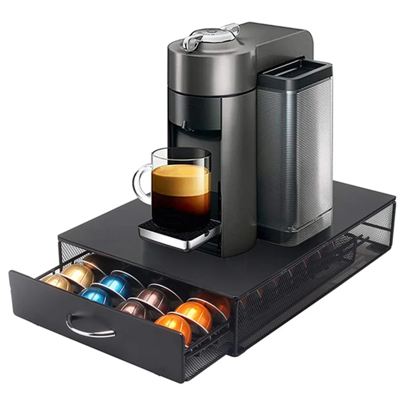 Coffee Capsule Holder Dolce Gusto Storage Rack Organizer Machine Drawer