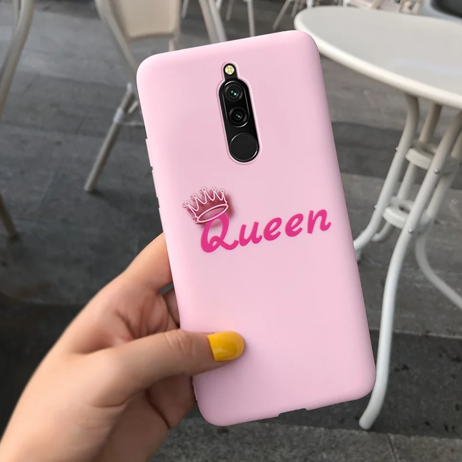 xiaomi leather case card Ốp Lưng Silicon Dẻo Cho Xiaomi Redmi 8 Bao Mềm TPU Cặp Đôi Tình Nhân Cát In Bao Da Cho Xiaomi Redmi 8 Điện Thoại Ốp Lưng Redmi 8 coque Funda leather case for xiaomi