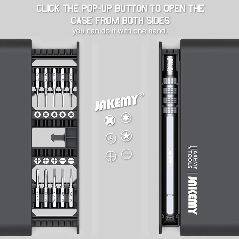 Jakemy-8170 DIY прецизионный электронный магический Набор отверток со сменными драйверами для мобильного телефона компьютера домашнего ремонта