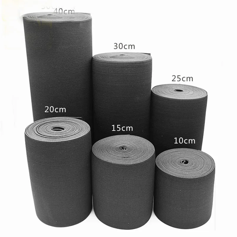 

1 meter Super Wide Flat Elastic Band Sewing Clothing Accessories Nylon Webbing Garment Sewing Accessories Width 10cm 15cm 20cm