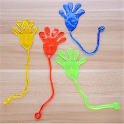 Elástico pegajoso tapa pequenas mãos palma favores presente gags piadas práticas squishy tapa mãos palma crianças brinquedo do bebê