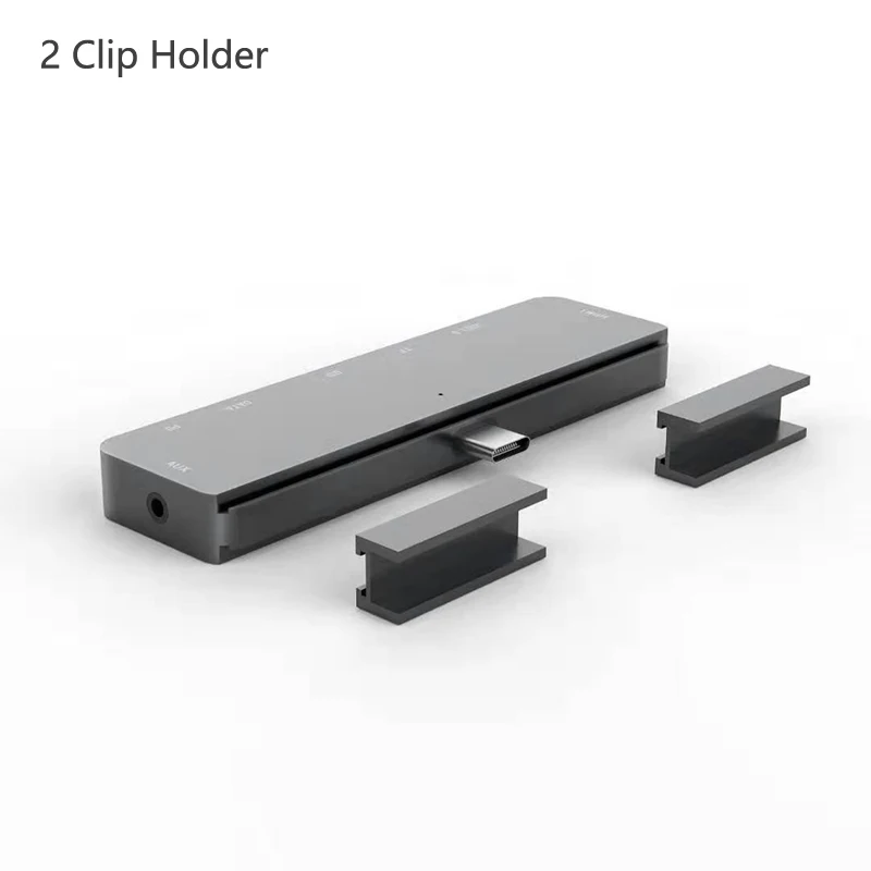 USB C Hub Type C Adapter 4K HDMI USB-C PD TF SD USB 3.0 3.5mm Jack Port AUX USB Type C Dock for iPad Pro 2018 Macbook Pro/Air