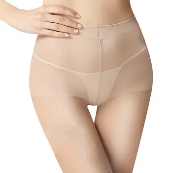 

New sexy open Breathable Tights Women High waist Sun Protection Pantyhose T crotch Nylon Tights Stretchy Slim Stockings