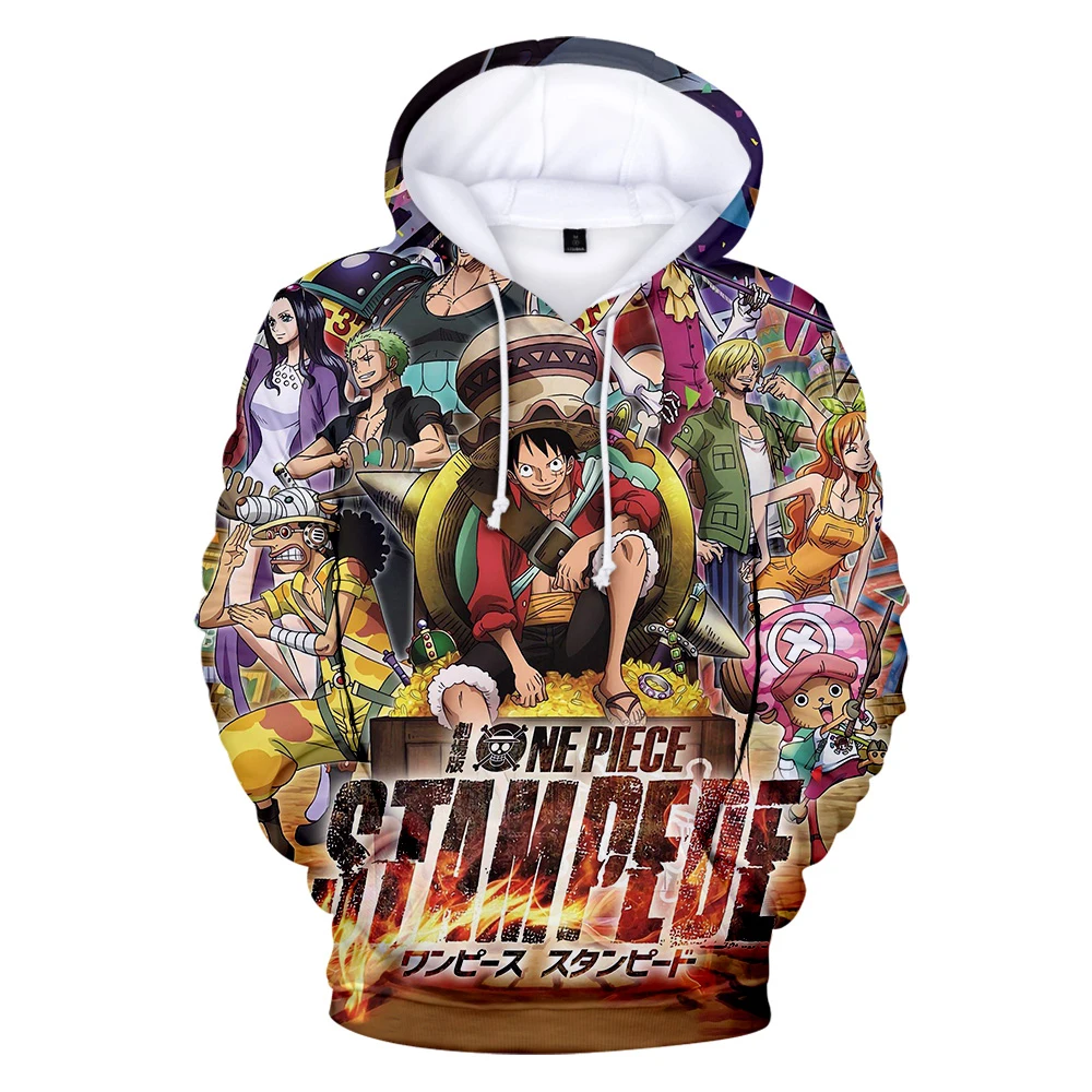 

ONE PIECE STAMPEDE 3D Hoodies Men Sweatshirts Funny Printed Pullover Autumn Winter Brand Tracksuits Boy Hoodies