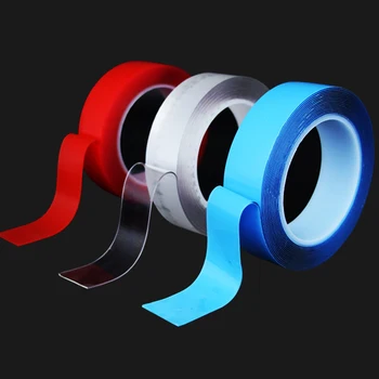 

1M/3M/5M Nano Traceless Tape Reusable Double Sided Tape Transparent Waterproof Adhesive Sticker Disks Glue Home Gekko Tape