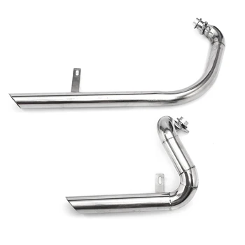 

XV125 Motorcycle Exhaust Muffler Pipes Full Pipe Motorbike Exhaust System With Silencers For Yamaha Virago V Star XV125 XV250