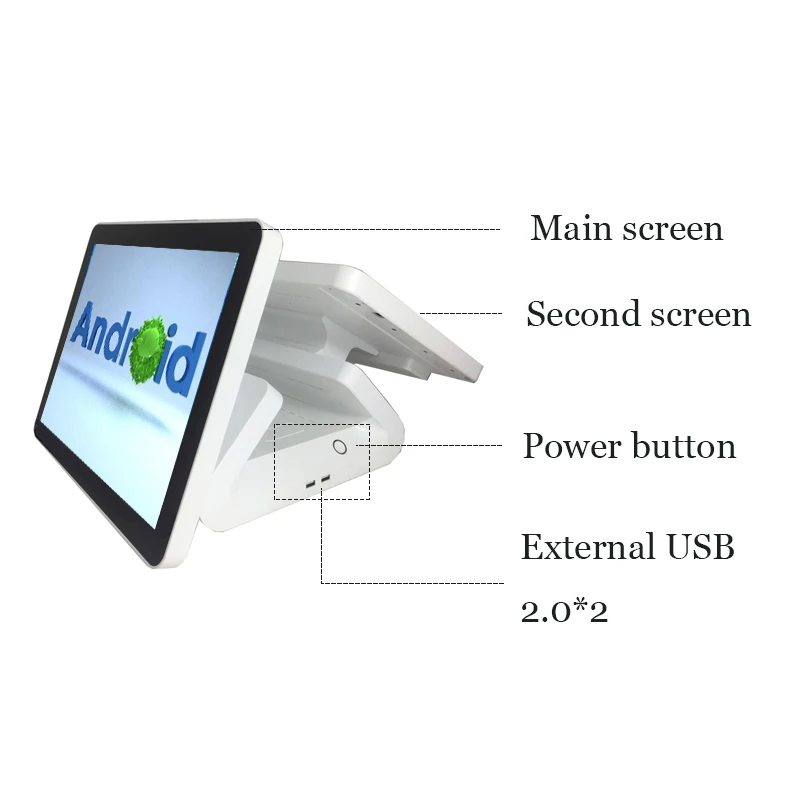 Android 15-inch single screen system cash register (White) 4 _20190925144730