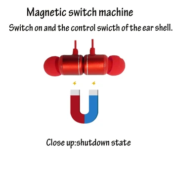 

Magnetic Music Bluetooth Earphone With Mic Wireless Stereo headsets Headphone In-ear Sport fone de ouvido bluetooth Earbuds