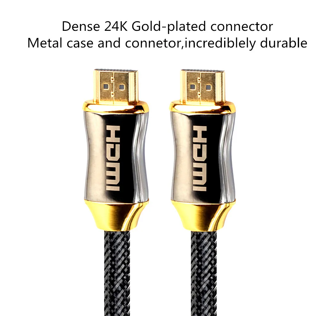 Кабель HDMI премиум-класса BRAIDE 2 0 кабель Ultra HD TV 4K для LCD ноутбука проектора