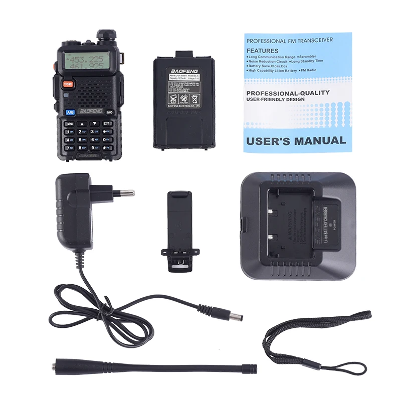 Baofeng UV-5R 8W True High Power 8 Watts powerful Walkie Talkie long range 10km Dual Band Two Way Radio CB Portable uv5r Hunting