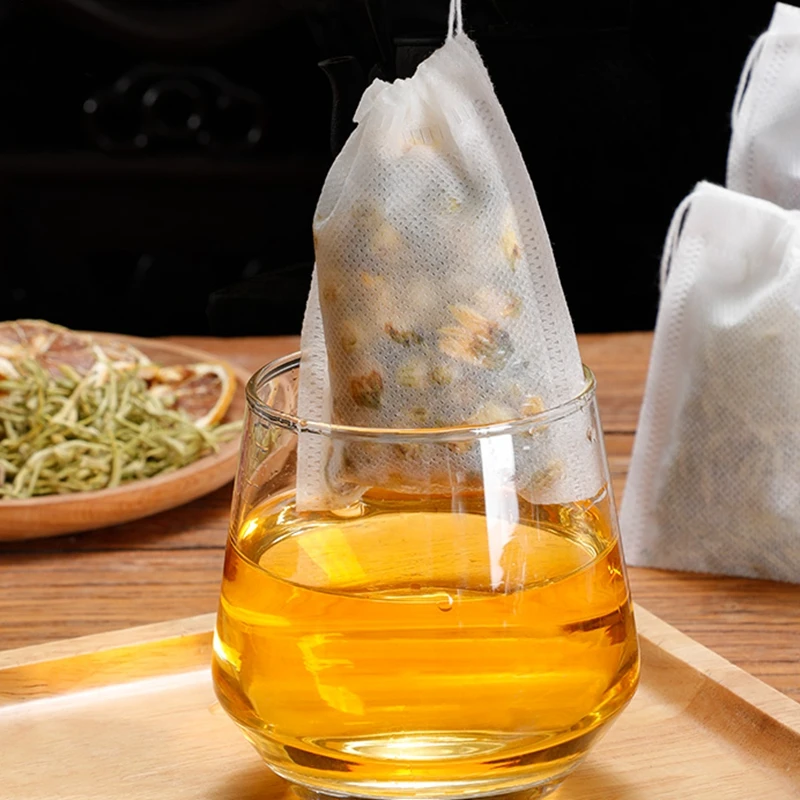 Papel descartável Filtro Teabags, saquinhos de chá