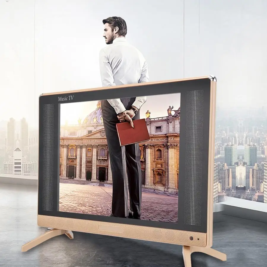 Smart tv 17 дюймов HD lcd телевизор мини высокое разрешение телевидение с басами качество звука 110-240 В
