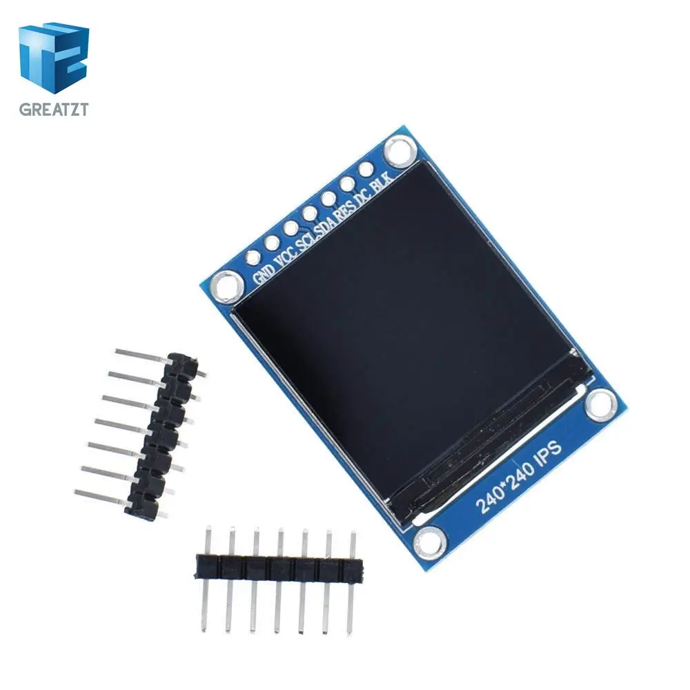TFT дисплей 0,96/1,3 дюймов ips 7P SPI HD 65K полноцветный ЖК-модуль ST7735 Привод IC 80*160(не OLED) для Arduino