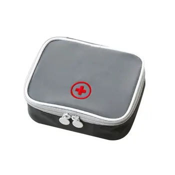 

Mini Outdoor First Aid Kit Bag Travel Portable Medicine Package Emergency Kit Bags Medicine Storage Bag Small Organizer Square
