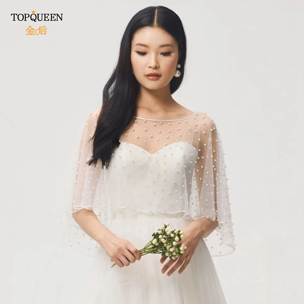 TOPQUEEN G27 короткий передний длинный задний элегантный свадебный платок с