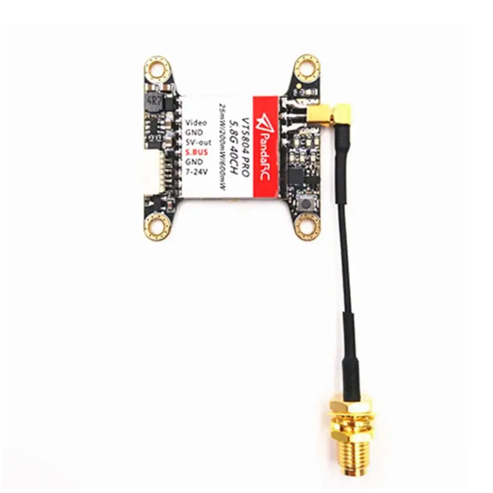 RCtown PandaRC MMCX к SMA/RP SMA соединительный кабель адаптера 70 мм для VT5804/Flytower|Детали и