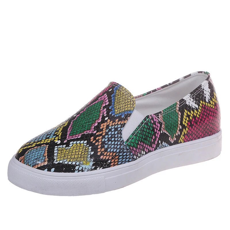 snake print sneakers womens