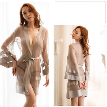 

Seductive Nightgown for Fashionable Home Casual Women 2020 Sexy Thin Nightgown suit for home casual women Nightdress Tops