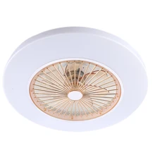 58 см светодиодный потолочный вентилятор тонкий пульт дистанционного управления лампа невидимые листья синхронизации 72 Вт Современные Простые украшения дома