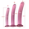 Pink Crystal Glass Anal Plug Smooth Anal Dildo For Women Big Butt Plug Prostata Massage Vagina Dilator Sex Products For Couple 1