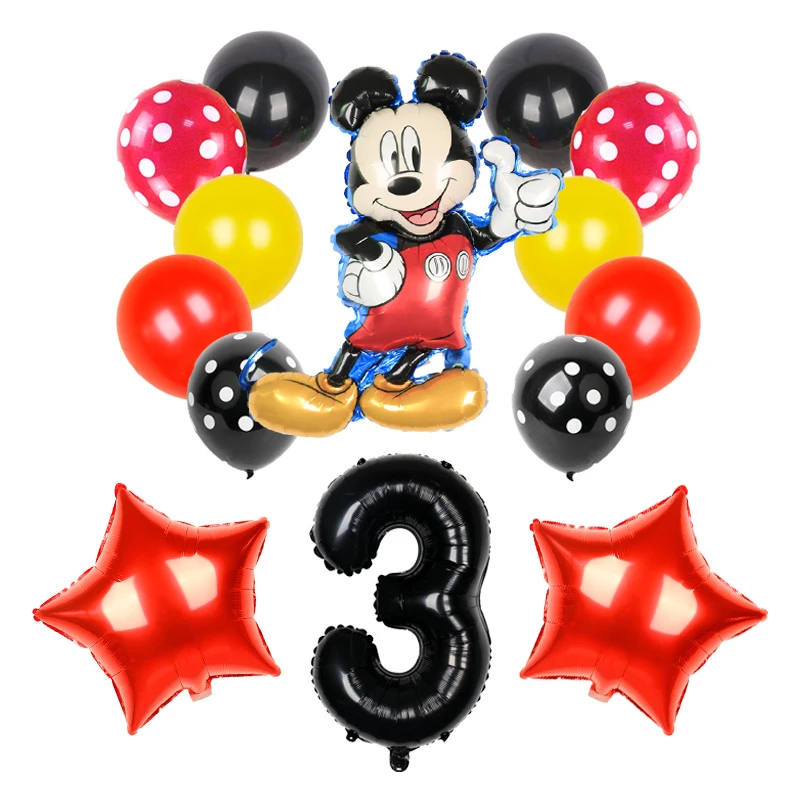 Hermana Visible grueso Globos de Minnie y Mickey Mouse para Fiesta de Cumpleaños de Niños,  Decoración con Forma de Número, de 32 Pulgadas, Bienvenida de Bebé y Baby  Shower, 14 uds.|Globos y accesorios| - AliExpress