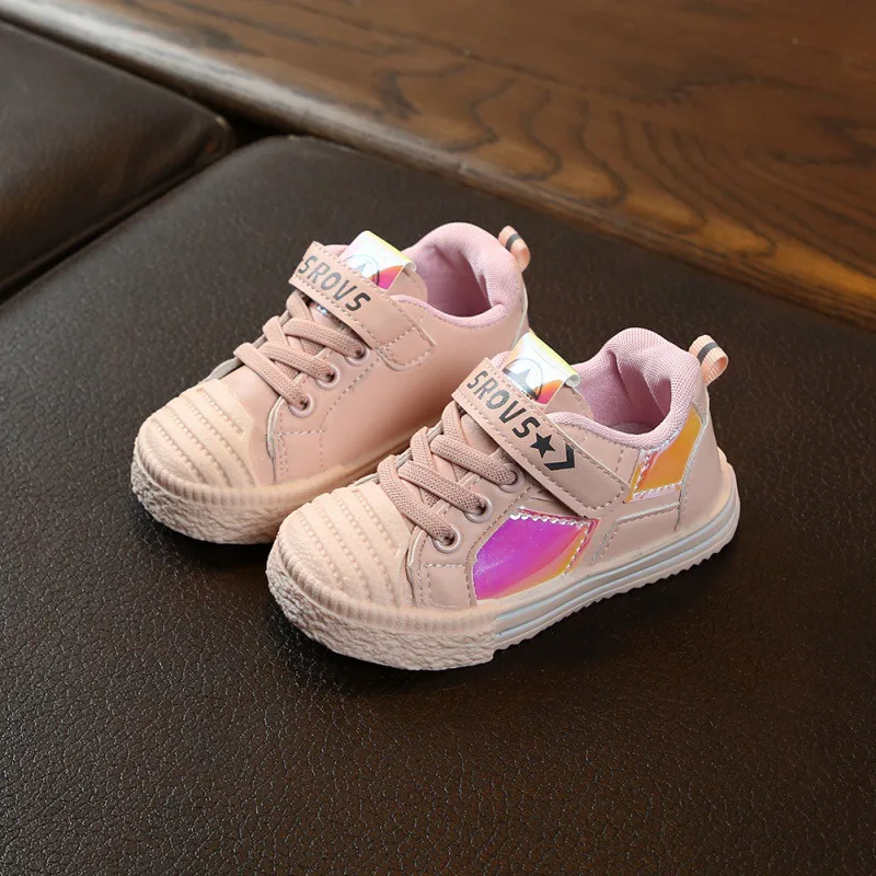 Baby Girls Boys Casual Anti-Slip Letters Print Shoes Sneakers Toddler Soft PU Walking Shoes Cute Crib Toddler Shoes k
