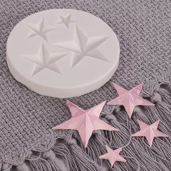 

Pentagram baking tools Pastry decoration tools Supplies biscuit mold fondant chocolate silicone mold Kitchenware