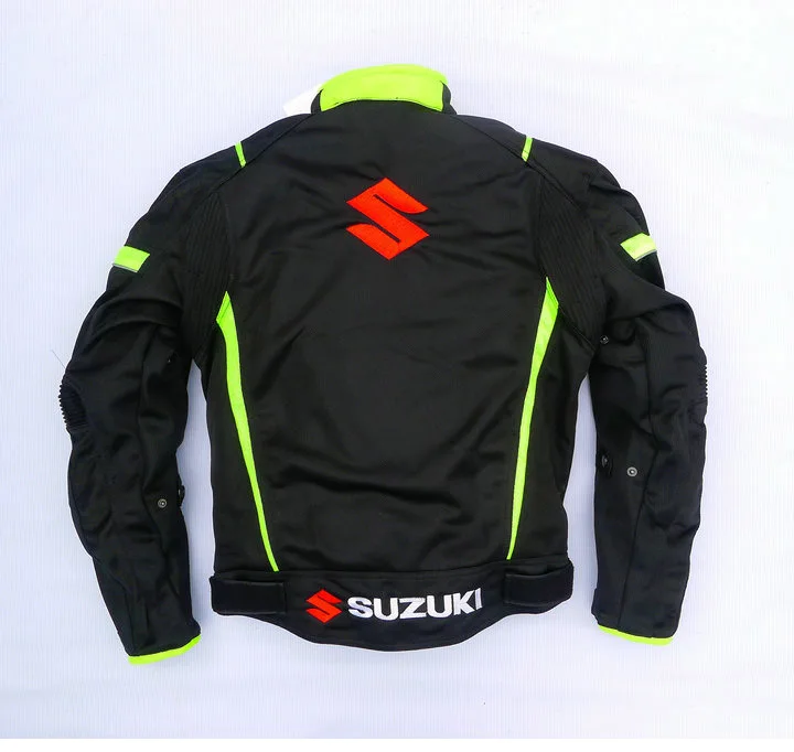 Дышащие Мотоциклетные Куртки для Suzuki для мотокросса ATV велосипедная куртка для мотокросса с протектором