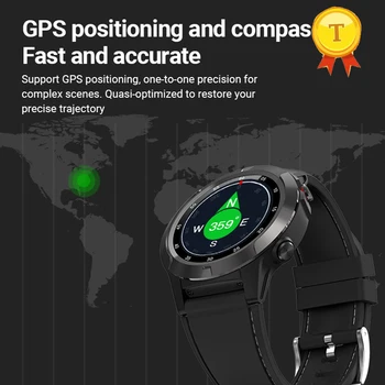 

GPS Men Sport Bluetooth Voice Call Smart watch Compass Multi-language Heart Rate Monitor Call Message Reminder Activity Fitness
