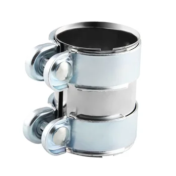 

2.25" Mild Steel Turbo Exhaust Downpipe Down Catback Muffler Cat Pipe Clamp Car Acessories