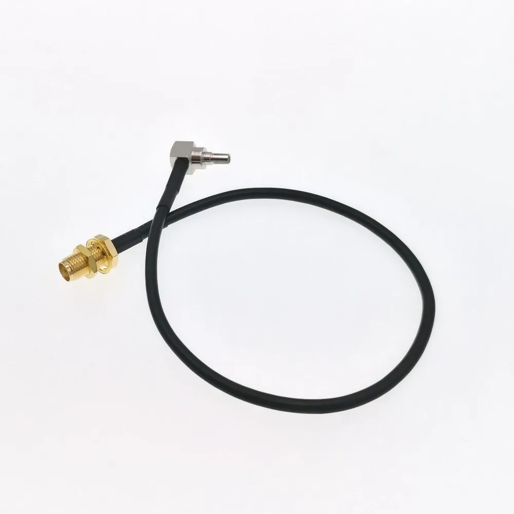 Оптовые продажи 100 шт. CRC9 штекер правый угол к SMA женский разъем RG174 RF косичка кабель для 3g 4G маршрутизатор модем 20 см 8"