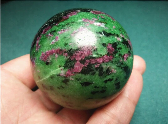 +++---429+++NATURAL Epidote &amp Ruby WAND POINT HEALING Ball | Дом и сад