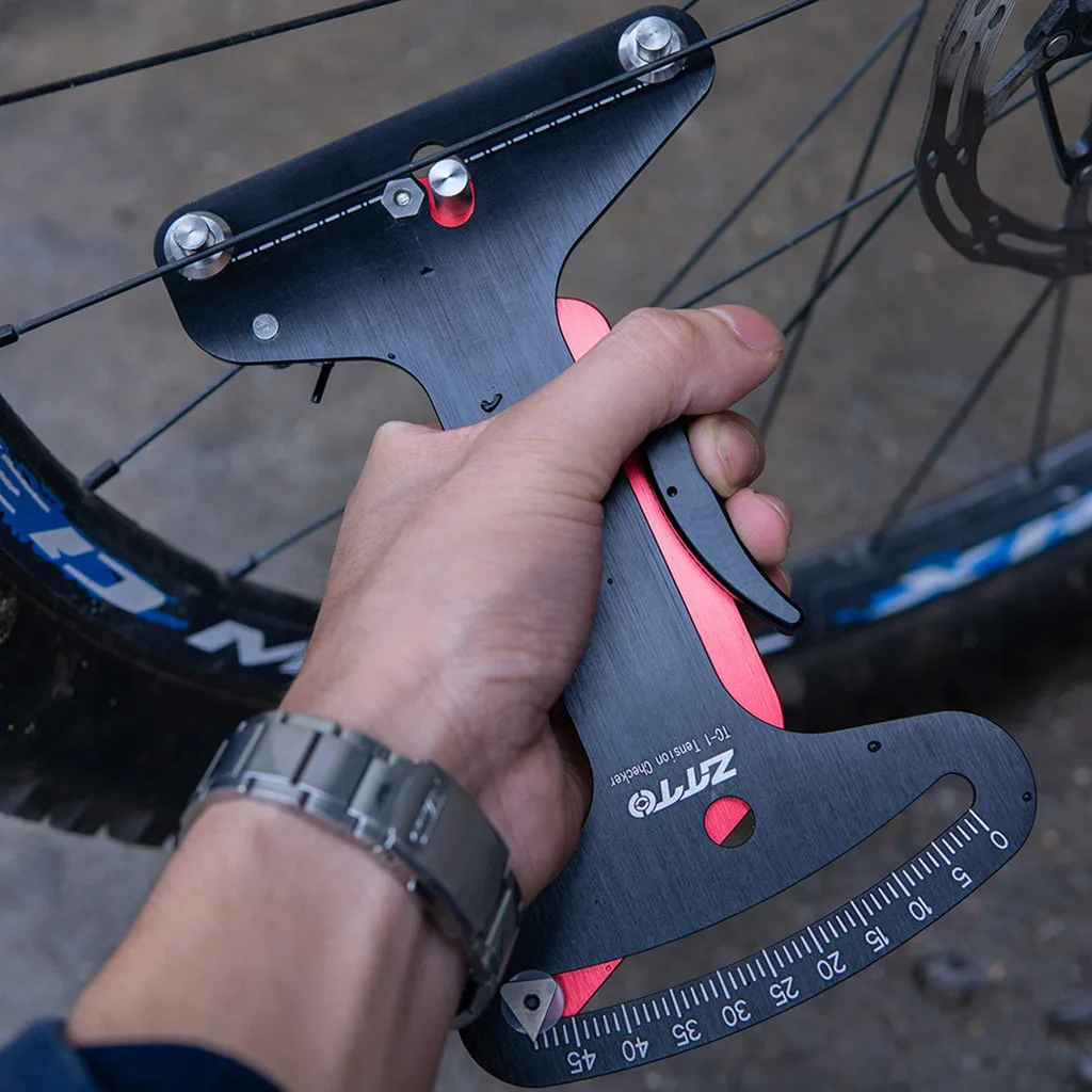 Велосипедный велосипед велосипедный инструмент спицы измеритель напряжения Измерительный Инструмент Калибр проволочное колесо# g2