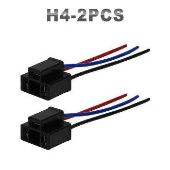 

JGAUT 10 Pieces Car Wire H4 H7 H11 H8 H9 H13 9005 HB3 9007 5202 Controller Of Daytime Running Lights Wiring Harness Automotivo