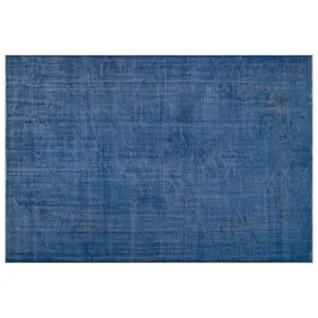 

Handmade Blue Vintage Overdyed Turkish Area Rug 205x304 Cm-6'9''X9'12''