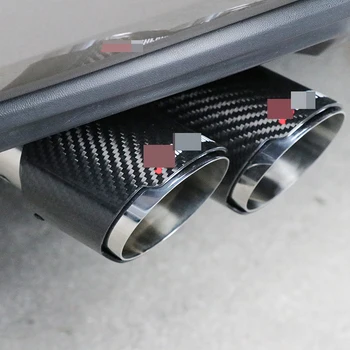 

Carbon fiber tail throat Muffler for Volkswagen 1.4T displacement parts imported Tiguan MK2/Golf 6/Golf 7polo Scirocco modified