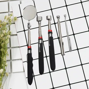 

5Pcs 50mm Vehicle Bottom Telescopic Inspection Mirror Amplification Detection Mirror Emergency
