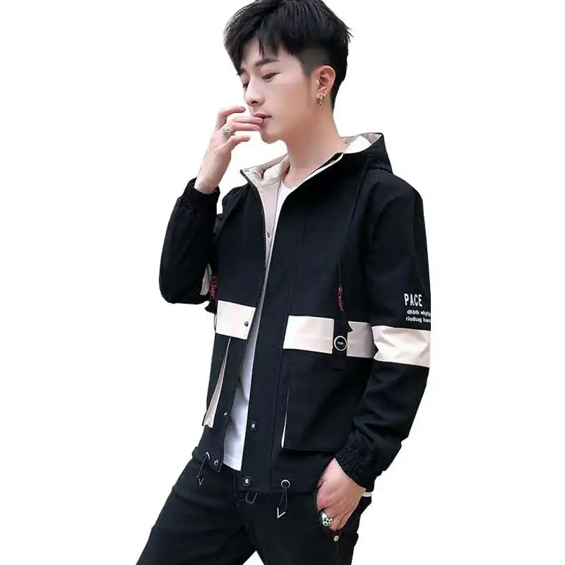 

Autumn and winter plus velvet jacket men's 2020 new Korean version of the trend of spring and autumn gown top clothes casual all